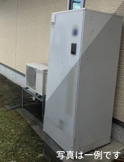 柏原市で点検で水漏れを指摘されたエコキュートを交換｜HE-W37GQSからHE-S37LQSへ（施工前）