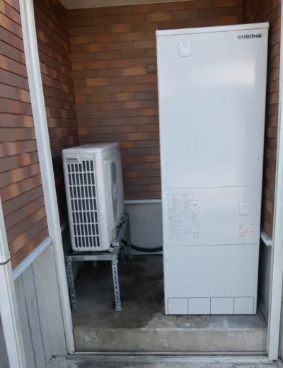 【生駒郡安堵町】配管洗浄がうまく動かなくなったためエコキュートを交換｜CTU-46W1からCTU-46AZ1への施工事例（施工後）