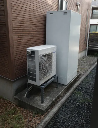 【御所市】台所リモコンにエラーが表示されるようになったためエコキュートを交換｜BHP-TA463からCTU-46AZ1への施工事例（施工後）