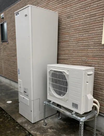 【東近江市】タンクまわりの水漏れが気になりエコキュートを交換｜DO-468GPXHからSRT-S466への施工事例（施工後）