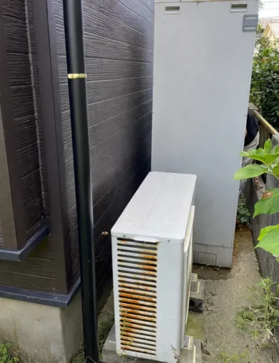 【生駒郡斑鳩町】お湯を使ったあと減り方が早く感じるようになったためエコキュートを交換｜CTU-37AX1からSRT-S376への施工事例（施工前）