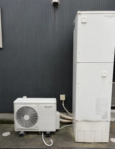 【香芝市】おふろのお湯はりができなくなったためエコキュートを交換｜CTU-H3726A2からCTU-E46AY6への施工事例（施工前）