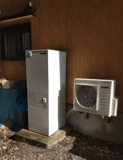 【橿原市】エラー表示が出るようになったためエコキュートを交換｜CTU-371D1A8からCTU-37AZ1への施工事例（施工後）