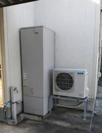 【橿原市】お湯の減りが早く感じるようになったためエコキュートを交換｜SRT-HPT46WX6からSRT-S466Uへの施工事例（施工後）