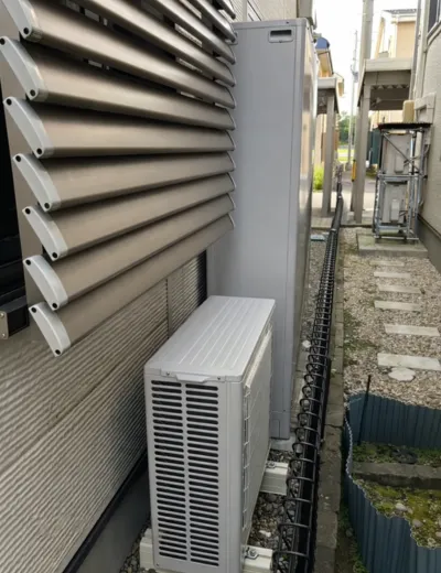 【葛城市】おふろのお湯はりができなくなったためエコキュートを交換｜SRT-HPT37WUZ5からSRT-S376UZへの施工事例（施工後）