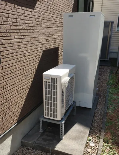 【葛城市】お湯がぬるく感じるようになったためエコキュートを交換｜CTU-37D1A11からCTU-46AZ1への施工事例（施工後）