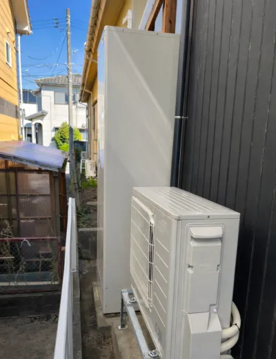 【葛城市】浴室リモコンにエラーが出るようになったためエコキュートを交換｜HHP-T465HATからSRT-ST466への施工事例（施工後）