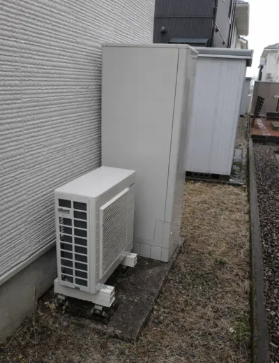 【北葛城郡王寺町】お湯は使えるのに沸き増し後の回復が遅く感じるようになったためエコキュートを交換｜HE-K37DQからTUX37XFVへの施工事例（施工後）