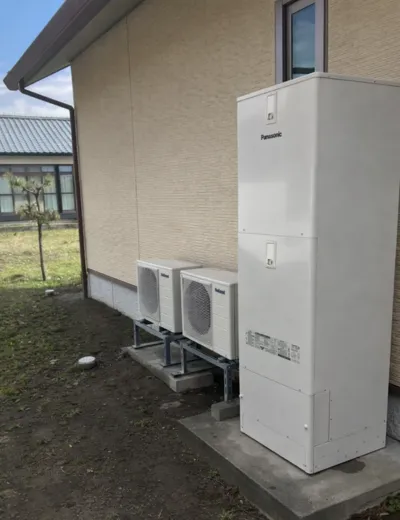 【近江八幡市】お湯はりに時間がかかるためエコキュートを交換｜DH-37G3QUBからHE-J37LQへの施工事例（施工後）