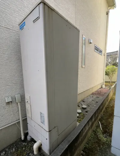 【大津市】翌朝の残湯量が少なく感じるためエコキュートを交換｜SRT-J37W3からSRT-S376Uへの施工事例（施工前）
