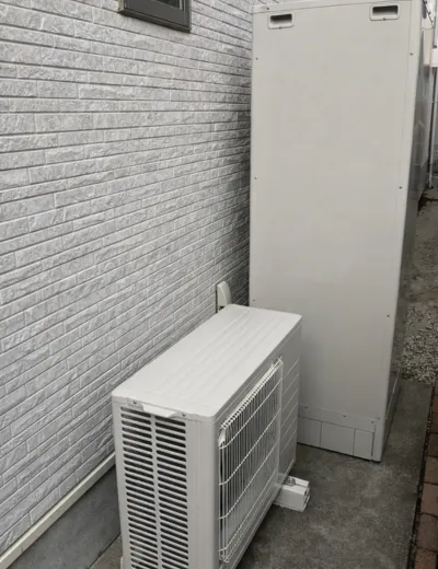 【栗東市】お湯が出なくなることがあったためエコキュートを交換｜CTU-37AX4からSRT-S376Uへの施工事例（施工後）