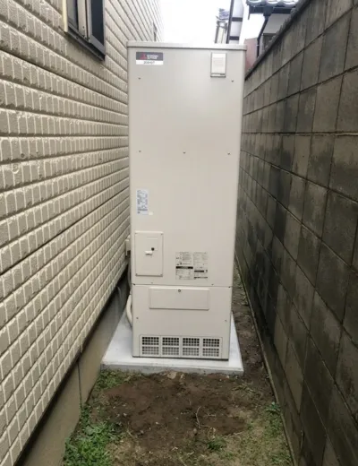 【蒲生郡竜王町】お湯が出なくなったためエコキュートを交換｜HE-370SUFQからSRT-S376Uへの施工事例（施工後）