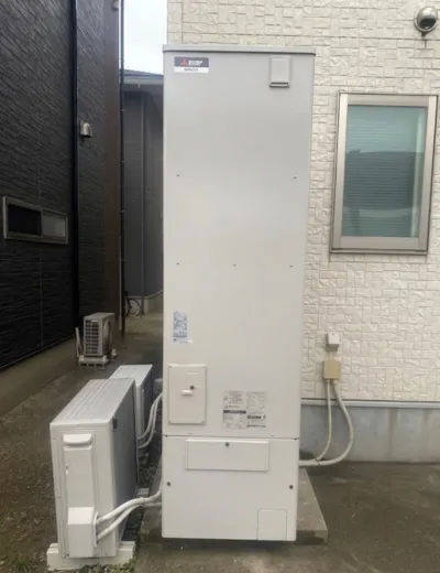 【蒲生郡竜王町】エラー表示が出るようになったためエコキュートを交換｜BE-F46DWUからSRT-S466への施工事例（施工後）