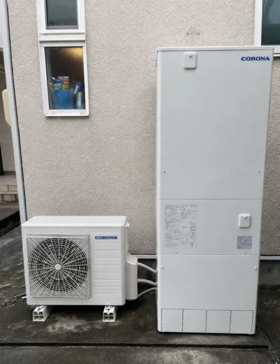 【蒲生郡竜王町】異音が気になるようになったためエコキュートを交換｜HE-460SDQからCTU-E46AY6への施工事例（施工後）