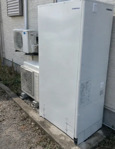 【三田市】お湯の量が足りなく感じるためエコキュートを交換｜TUN37MFVからCTU-E46AZ1への施工事例（施工後）