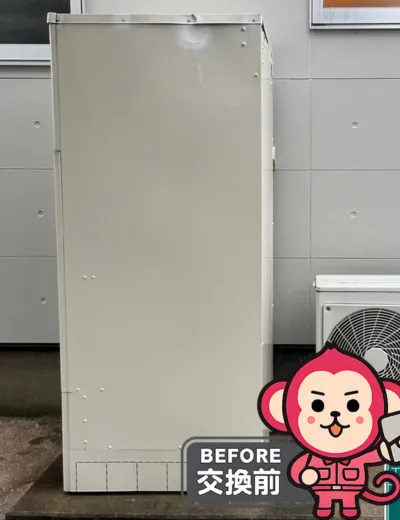 【三田市】湯はりに時間がかかるためエコキュートを交換｜CTU-461D1A9からCTU-46AZ1への施工事例（施工前）