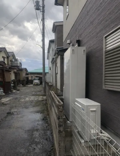 【生駒郡三郷町】台所リモコンの表示が途中で消えることがあったためエコキュートを交換｜BHP-TAS464EからTUA46YFTVへの施工事例（施工後）