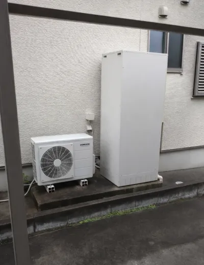 【大和郡山市】おふろのお湯はりができなくなったためエコキュートを交換｜CTU-371D1A8からCTU-37AZ1への施工事例（施工後）