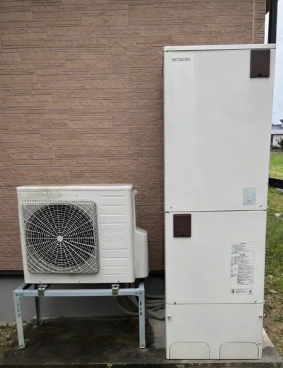 【野洲市】リモコンの操作が反応しにくくなったためエコキュートを交換｜BHP-TA374KからSRT-S376への施工事例（施工前）