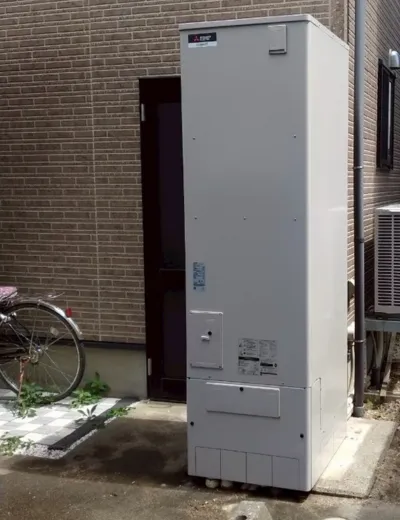 【尼崎市】浴槽のお湯を抜いても自動配管洗浄が作動しないことがあったためエコキュートを交換｜CTU-461D1A10からSRT-ST466への施工事例（施工後）