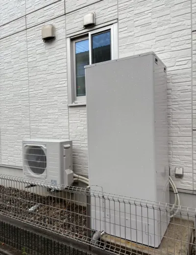 【芦屋市】湯はり完了後のおふろが日によってぬるく感じるようになったためエコキュートを交換｜CTU-371D1A8からSRT-ST376への施工事例（施工後）