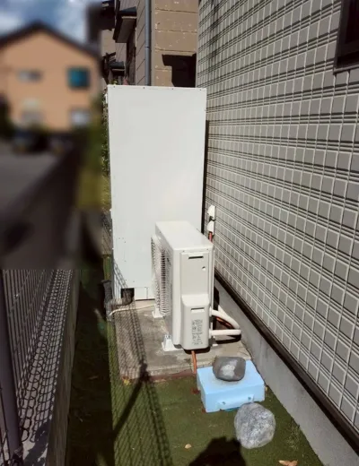 【芦屋市】湯はり後に高温たし湯を追加することが増えたためエコキュートを交換｜CTU-461D1A10からCTU-46AZ1への施工事例（施工後）