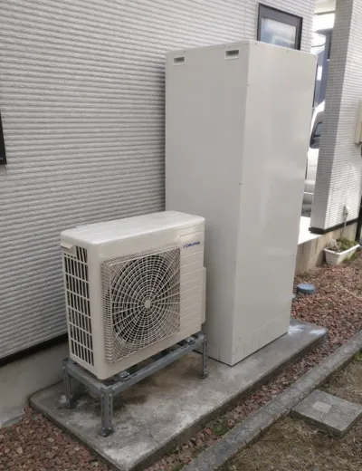 【高市郡明日香村】おふろの湯はり量が設定どおりにならないことが増えたためエコキュートを交換｜BHP-TA371からCHP-37AZ1への施工事例（施工後）