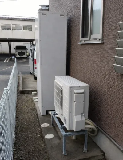 【神崎郡市川町】追いだきの途中でおふろの温まり方が弱く感じることがあったためエコキュートを交換｜BHP-TA37NからSRT-ST467への施工事例（施工後）