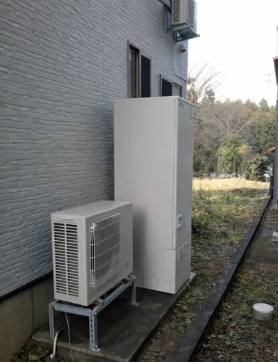 【神崎郡市川町】浴室リモコンにエラーコードが点滅することがあったためエコキュートを交換｜TU46KFVからSRT-ST377への施工事例（施工後）