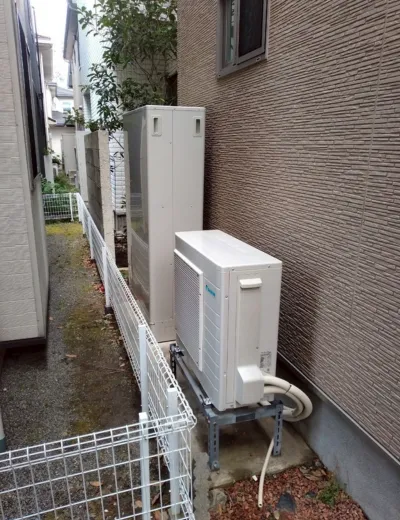 【加古川市】追いだき中に温め直しが途中で止まることがあったためエコキュートを交換｜BHP-TASV461からTUA37YFTVへの施工事例（施工後）