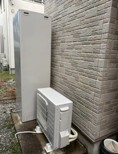 【加西市】追いだき中に循環口からゴボゴボとした音が出ることがあったためエコキュートを交換｜CTU-461D1A11からSRT-ST467への施工事例（施工後）