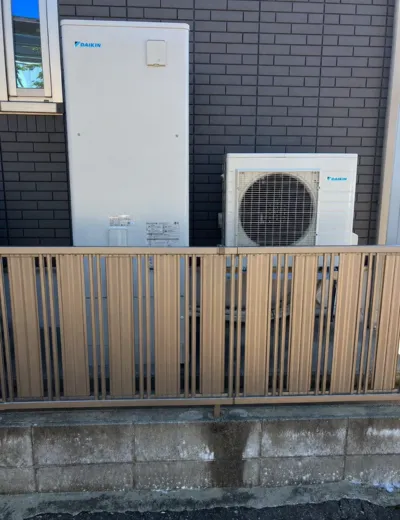 【木津川市】湯はり完了後にお湯がぬるく感じることが増えてきたためエコキュートを交換｜CFT-37MJ1からEQX37XFVへの施工事例（施工後）