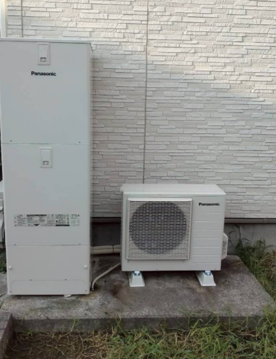 【神戸市東灘区】浴室リモコンにエラーコードが表示されるようになったためエコキュートを交換｜HE-K370SFQからHE-S37LQへの施工事例（施工後）