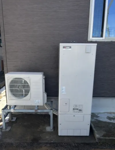 【神戸市北区】追いだきの反応が鈍くなってきたためエコキュートを交換｜BHP-TA37LHTからSRT-ST376への施工事例（施工後）