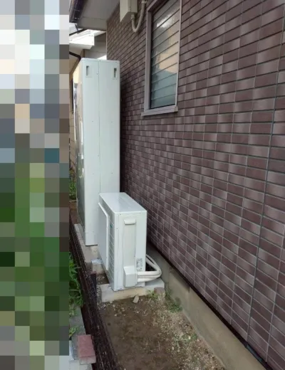 【神戸市西区】リモコンにエラーコードが表示されるようになったためエコキュートを交換｜BHP-TAS462からTUA46YFTVへの施工事例（施工後）