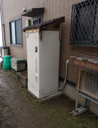 【京田辺市】リモコンにエラーコードが表示されることがあったためエコキュートを交換｜DH-37G3QUBAからSRT-ST376への施工事例（施工前）