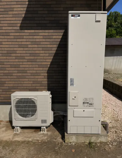 【京都市上京区】給湯中にエラーコードが表示されることがあったためエコキュートを交換｜BE-A46CWUからSRT-ST466への施工事例（施工後）