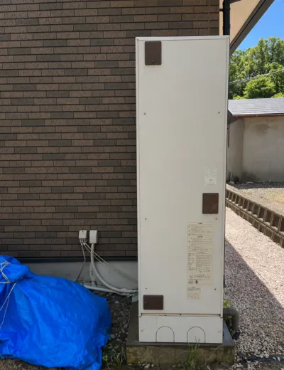 【京都市上京区】給湯中にエラーコードが表示されることがあったためエコキュートを交換｜BE-A46CWUからSRT-ST466への施工事例（施工前）