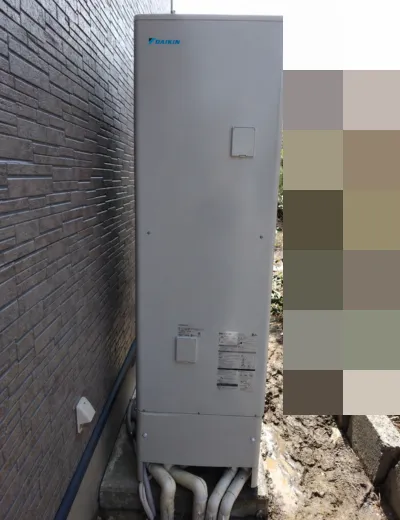 【京都市南区】湯はり中にエラーコードが表示されることがあったためエコキュートを交換｜HPL-2TFB465RAUからEQX46XFVへの施工事例（施工後）