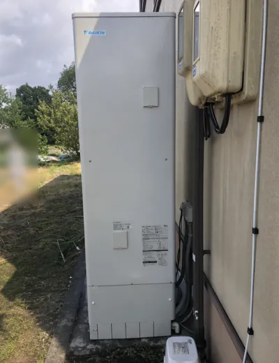 【京都市中京区】お湯がぬるく感じることが増えてきたためエコキュートを交換｜AUF-46M5KからTUX46XFVへの施工事例（施工後）