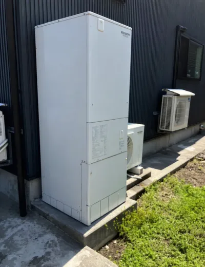 【京都市中京区】お湯が出ないことがあったためエコキュートを交換｜CTU-E37AX4からSRT-ST376への施工事例（施工前）