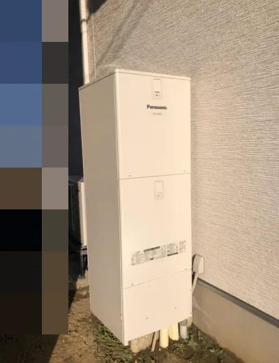 【京都市山科区】お湯がぬるく感じることが増えてきたためエコキュートを交換｜HE-S37FQからHE-J37LQSへの施工事例（施工後）