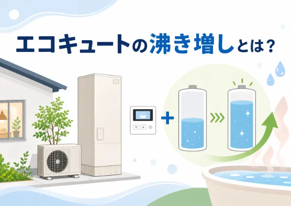 エコキュートの沸き増しとは？使い方や追いだきとの違い、湯切れする原因を解説