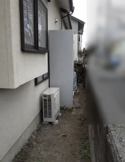 【磯城郡三宅町】夜間の沸き上げ中にいつもと違う音がするようになったためエコキュートを交換｜SRT-HPT464WFKからSRT-S466への施工事例（施工後）