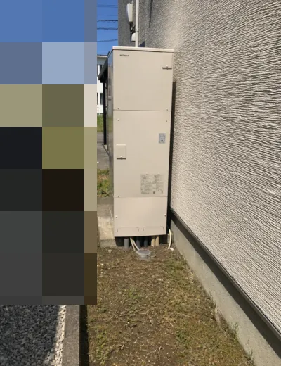 【西宮市】シャワーの勢いが以前より弱く感じられたためエコキュートを交換｜HHP-AT466HATKからBHP-TAG46Wへの施工事例（施工後）