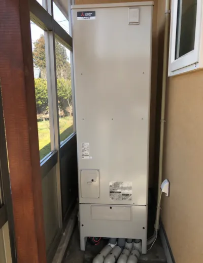 【乙訓郡大山崎町】湯はり完了までに時間がかかるようになったためエコキュートを交換｜BE-F568WからSRT-ST466への施工事例（施工後）