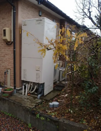 【乙訓郡大山崎町】お湯が出ないことがあったためエコキュートを交換｜HWH-FB562CTGからSRT-ST556への施工事例（施工前）