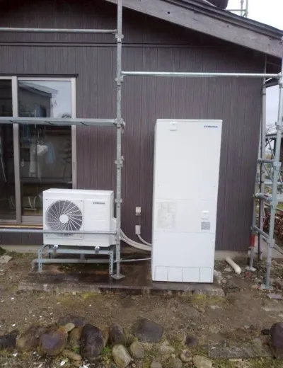 【高砂市】現在のお湯の使用量に合わせて容量を見直しエコキュートを交換｜BHP-TA56NKHTからCTU-HXE46AZ1への施工事例（施工後）