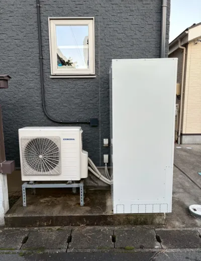 【高砂市】給湯中のお湯の勢いが以前より弱く感じられたためエコキュートを交換｜TUSN37SFVからCTU-37AZ1への施工事例（施工後）