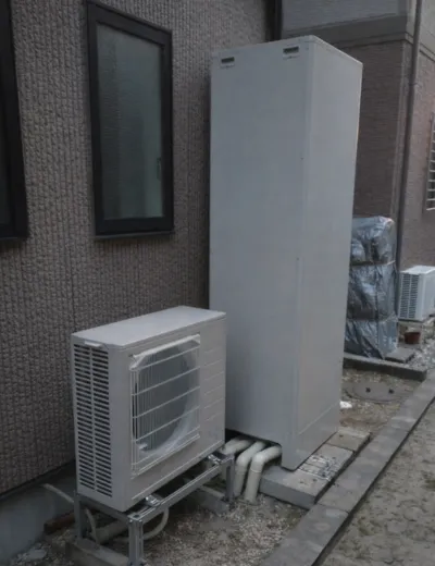 【高市郡高取町】台所リモコンにエラーが表示されるようになったためエコキュートを交換｜HE-S46DQからSRT-ST466への施工事例（施工後）